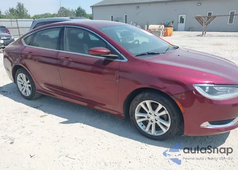 2015 Chrysler 200 Limited z USA, uszkodzony, nr VIN 1C3CCCAB7FN603307